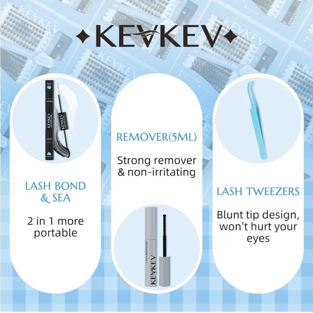 Kev Kev lash clusters. - Picture 4 of 6